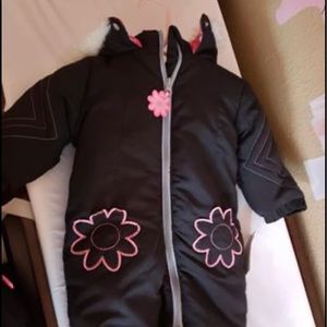 Baby girl snowsuit